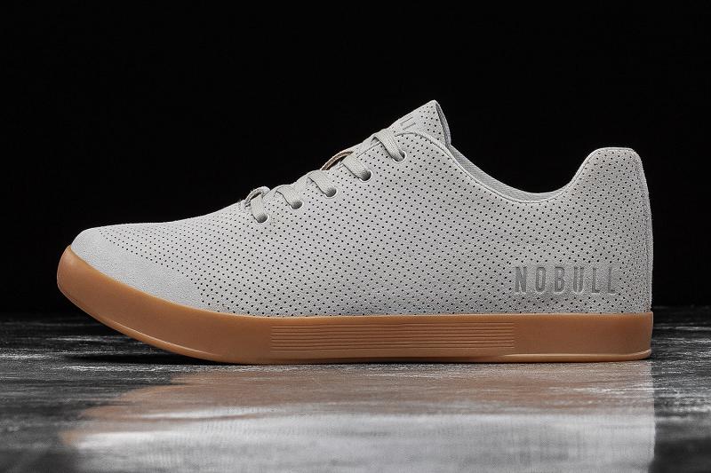 Nobull Arctic Gum Suede Men's Trainers Dark / Grey | USA E1217B